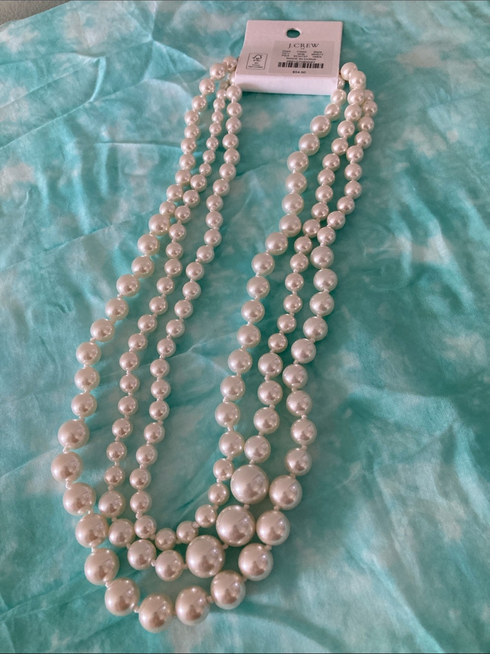 JCrew Factory multi strand pearl statement necklace - Picture 3 of 4